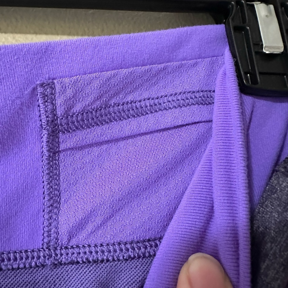 lululemon athletica Purple Wide Leg Pants with Crisscross Waistband - Picture 8 of 9